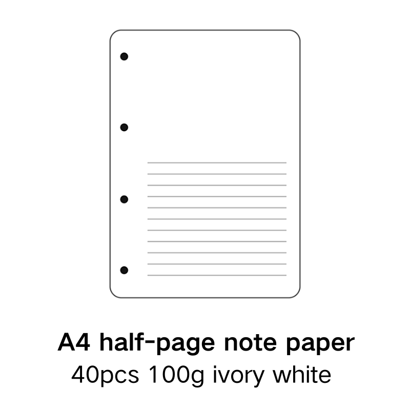Notes Vistas (sheets folder & Loose-leaf notebook)