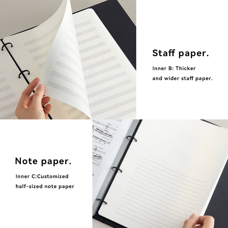 Notes Vistas (sheets folder & Loose-leaf notebook)
